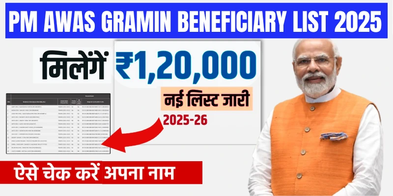 PM Awas Gramin beneficiary list 2025