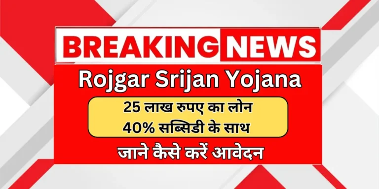 Mukhyamantri Rojgar Srijan Yojana
