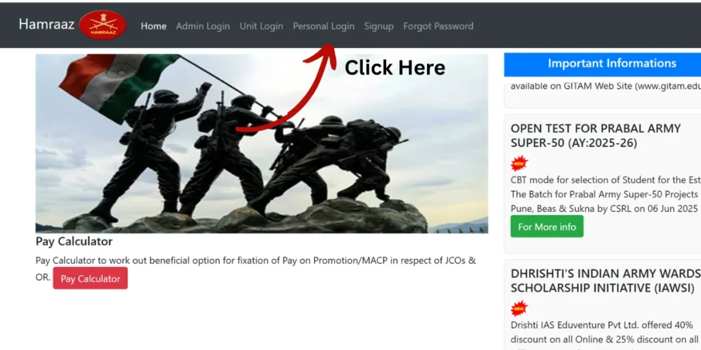 Web Personal Login